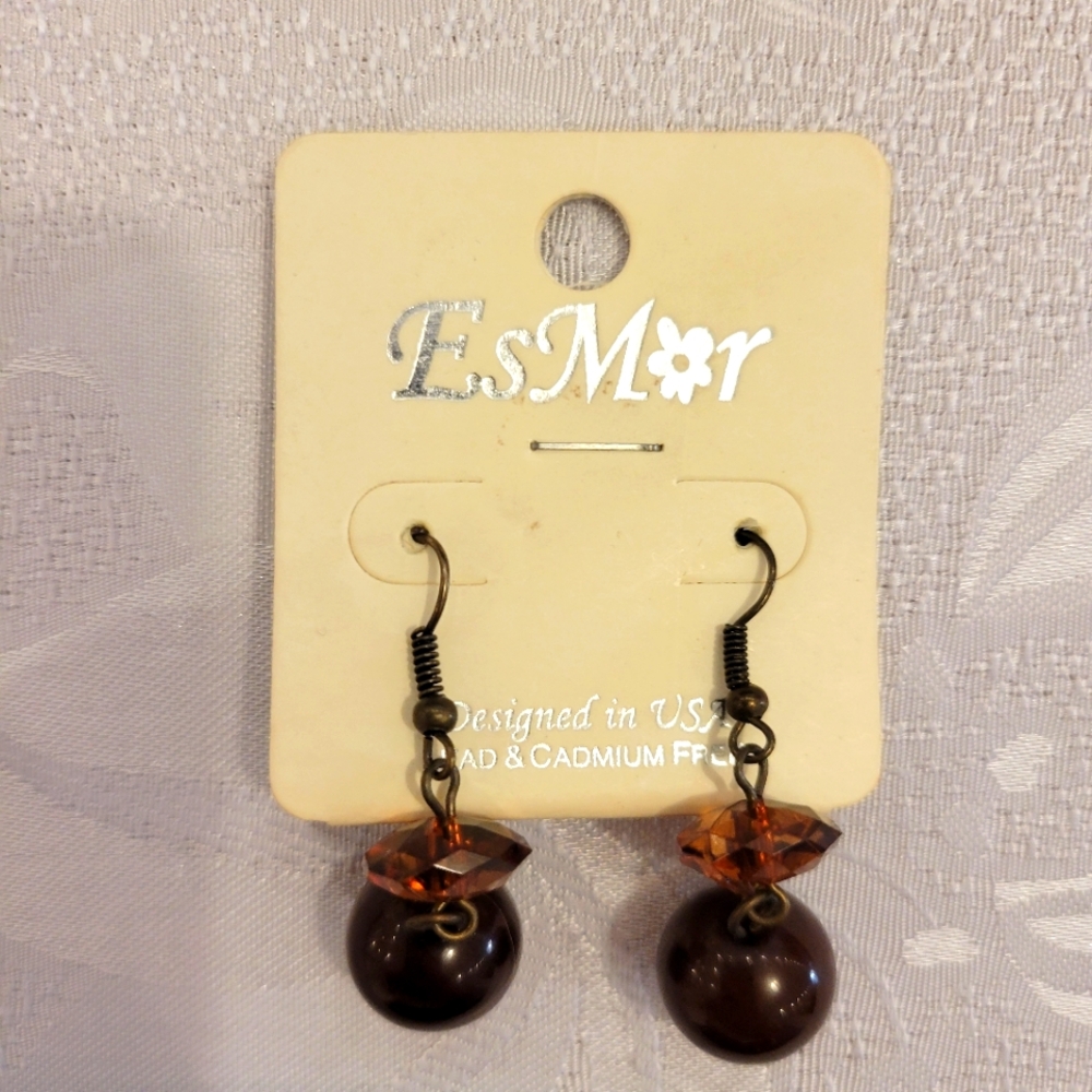 Brown Esmor Earrings